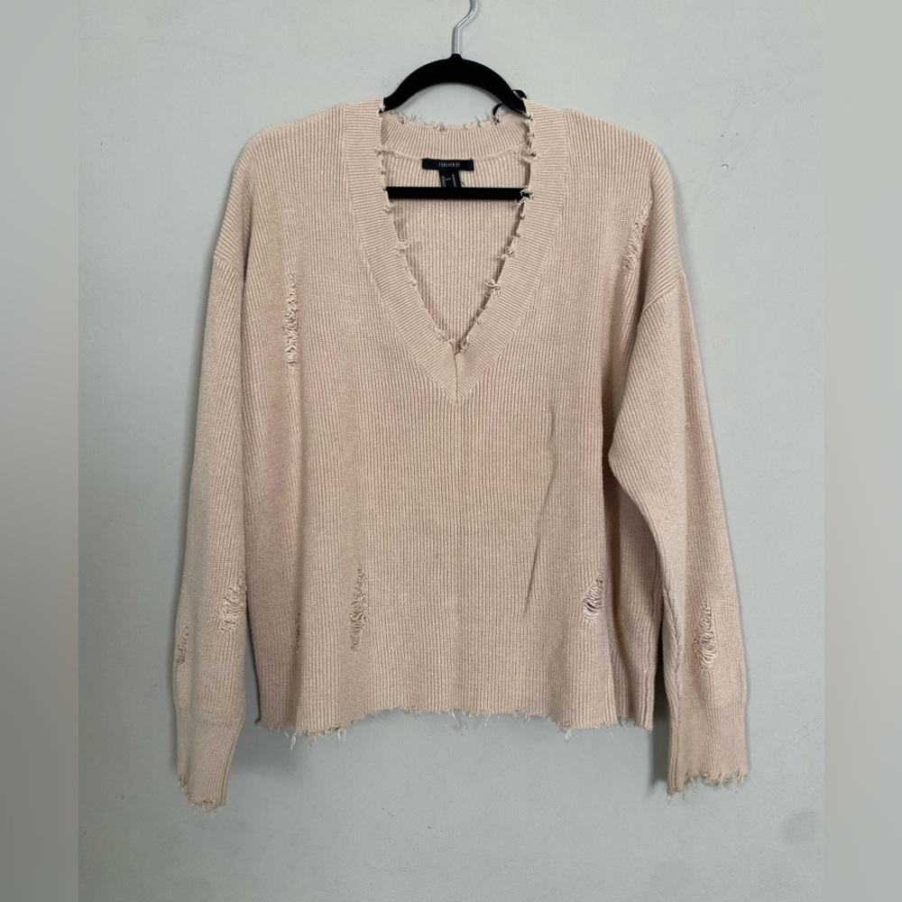 Forever 21 Blouse Size M Color Tan